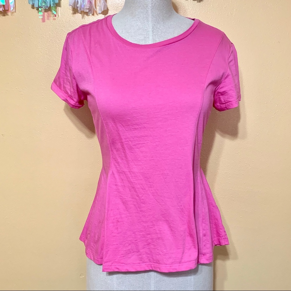 Pink Peplum Top